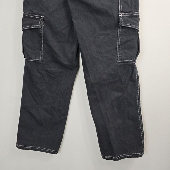 BDG Urban Outfitters Jeans Womens 27 X 29 Black Denim Skate Wide Leg Carpenter - Picture 5 of 13